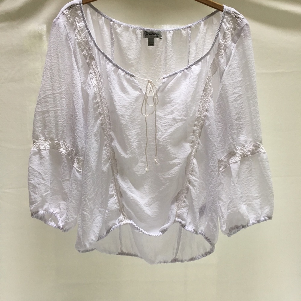 White top size L